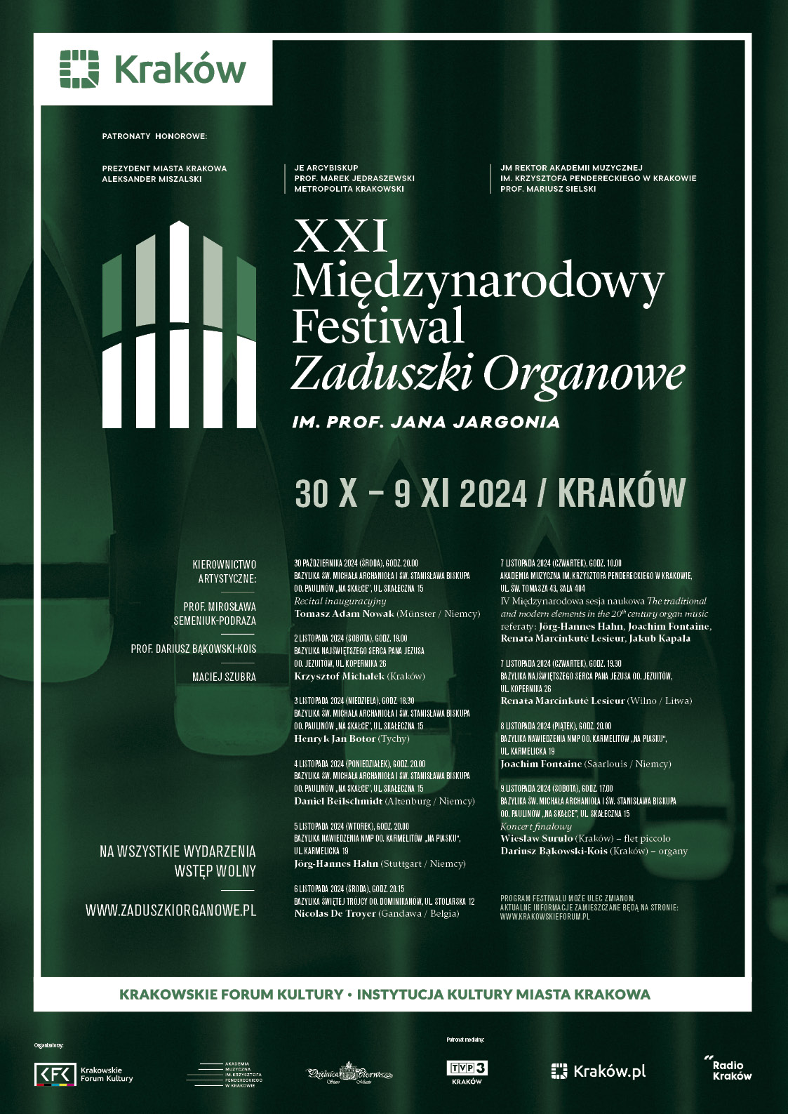 Zaduszki Organowe 2024