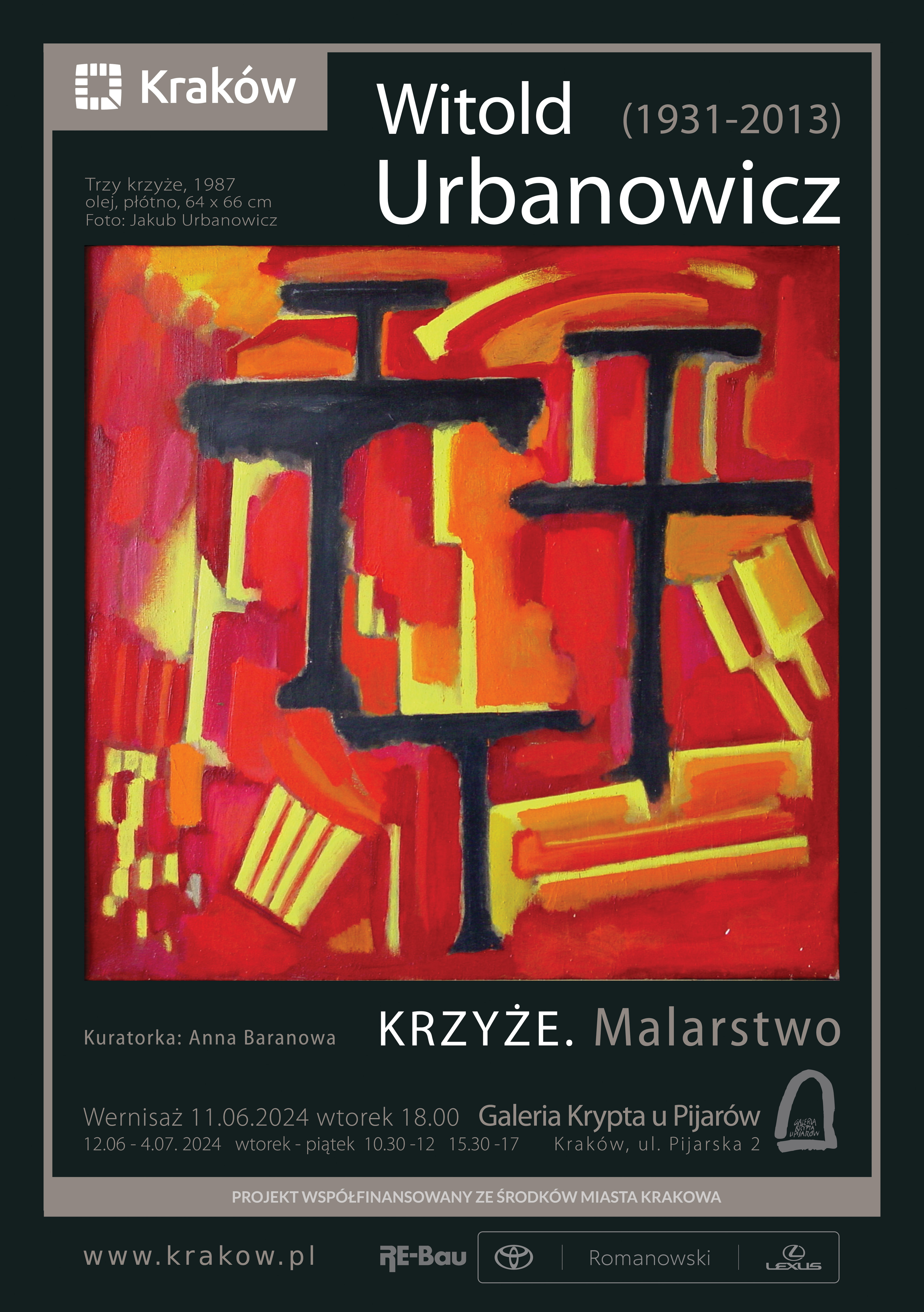 Wystawa Witold Urbanowicz (1931-2013), Krzyże. Malarstwo