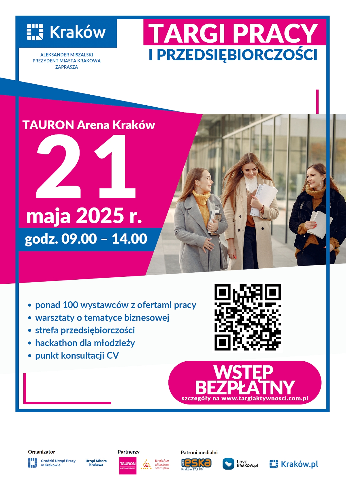 Plakat: Majówka z pracą