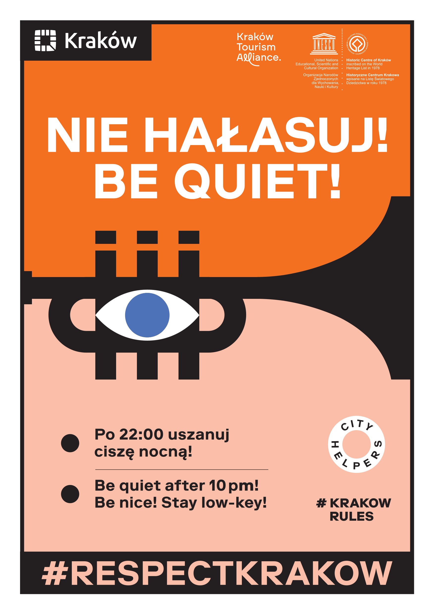 Plakat kampanii Respect Kraków