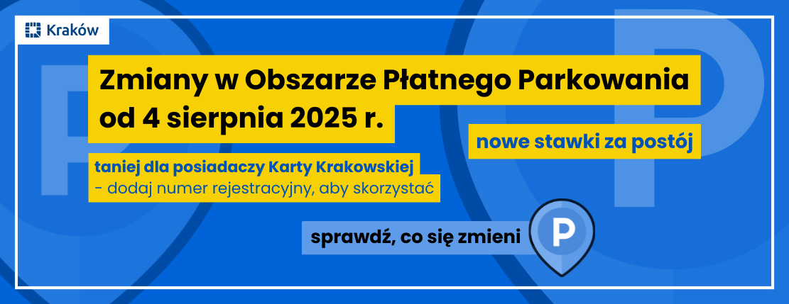 Zmiany w Obszarze Płatnego Parkowania już od 4 sierpnia 2025 r.