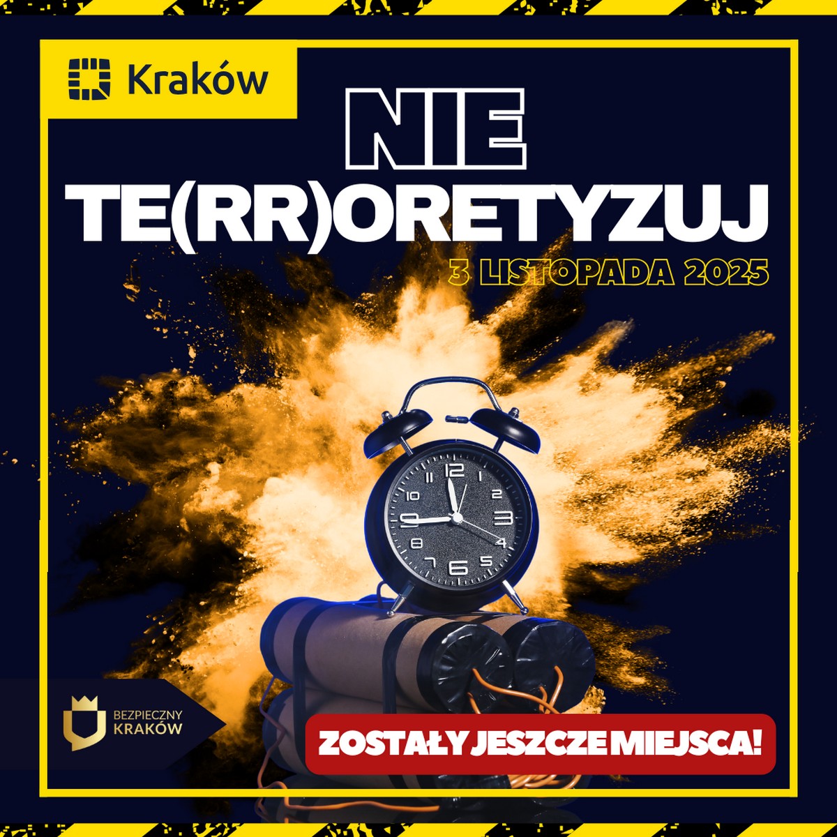 plakat szkolenia &quot;NIEte(rr)oretyzuj&quot;