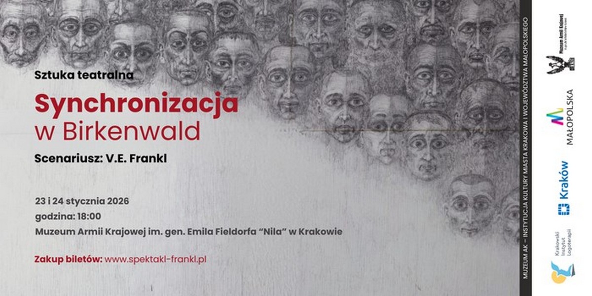 baner: "Synchronizacja w Birkenwald" - spektakle w Muzeum AK