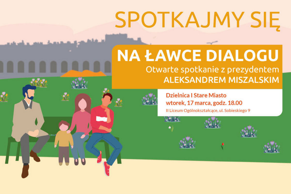 Baner: „Ławka dialogu” na Starym Mieście już dziś!