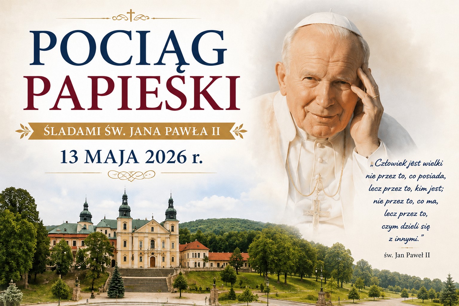 Baner: Pociąg Papieski