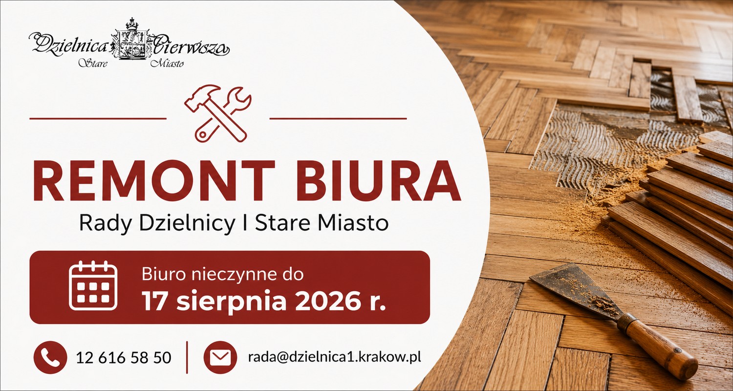 infografika: Remont Biura Rady Dzielnicy I