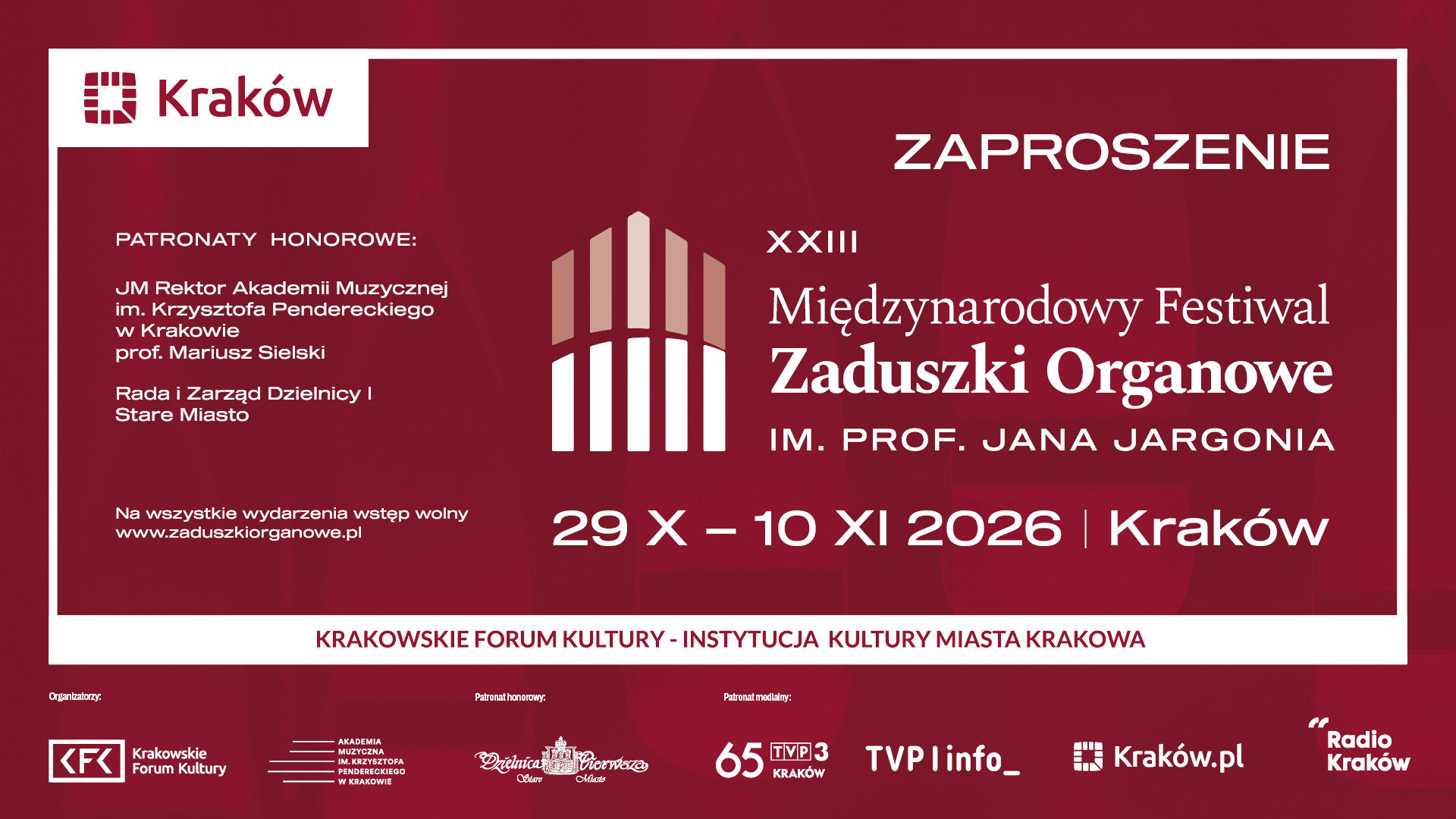 Baner: Zaduszki Organowe